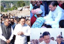 संवेदनशीलता और अपनत्व का उदाहरण प्रस्तुत किया मुख्यमंत्री धामी ने … आपदा प्रभावितों के बीच मनाई दीपावली ..  कैबिनेट मंत्री गणेश जोशी भी रहे मौजूद