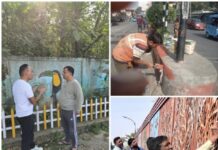 प्रेरणादायक : रविवार को छुट्टी के दिन भी काम पर जुटे एमडीडीए उपाध्यक्ष बंशीधर तिवारी .. दीवारों पर रंग-रोगन, डिवाइडरों पर हरियाली सौंदर्यीकरण कार्यों को परखा … सुबह-सुबह राजपुर रोड के सौंदर्यीकरण कार्यों का लिया जायजा, अधिकारियों व मजदूरों से की बातचीत