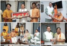 Big News : संत समाज ने मुख्यमंत्री धामी को दिया आशीर्वाद — ‘देवभूमि के धर्म-संरक्षक’ की उपाधि … उत्तराखंड रजत जयंती वर्ष : देशभर के संतों ने धामी सरकार के सांस्कृतिक संरक्षण व विकास कार्यों की सराहना की