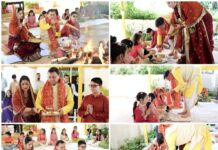 रामनवमी पर्व : मुख्यमंत्री धामी ने सपरिवार सीएम आवास में किया कन्या पूजन, देवी स्वरूपा कन्याओं के पांव पखारे… भोजन कराया… सामर्थ्य के अनुसार दक्षिणा दी … पैर छूकर आशीर्वाद लिया… मां भगवती से प्रदेश की खुशहाली की कामना की