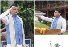 Big News : CM धामी ने आवास पर राष्ट्रीय ध्वज फहराया … मुख्यमंत्री ने कहा – अमर बलिदानियों ने जिस सशक्त, समृद्ध और आत्मनिर्भर भारत का सपना देखा था, उसे साकार करने की दिशा में प्रधानमंत्री मोदी के नेतृत्व में देश तेजी से आगे बढ़ रहा है … आह्वान – PM मोदी के विकसित भारत के संकल्प को पूरा करने के लिए प्रत्येक नागरिक को अपने-अपने कार्यक्षेत्र में पूरी निष्ठा और समर्पण के साथ योगदान देना होगा